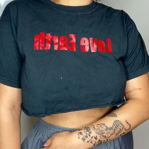 Crop top by DERICKLOVE